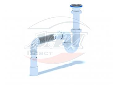 Сифон Ани D0115 1 1/2"*40 с гибкой трубой 40*40/50 Сифон Ани D0115 1 1/2"*40 с гибкой трубой 40*40/50
