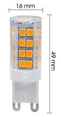 Лампа светод-ая APIS 7Вт220V,3000К,G9 Лампа светод-ая APIS 7Вт220V,3000К,G9