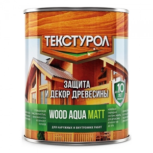 Текстурол WOOD AQUA MATT 0,8л махагон деревозащитное средство Текстурол WOOD AQUA MATT 0,8л махагон деревозащитное средство