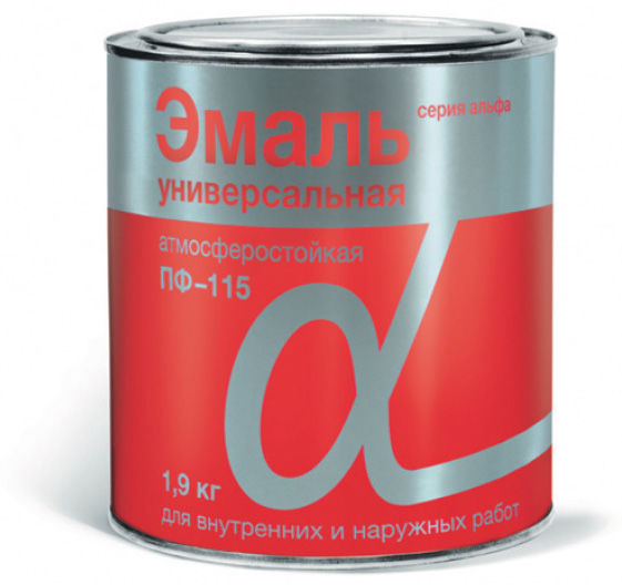 Эмаль ПФ-115 "Альфа" Белая глянцевая 1,9 кг Эмаль ПФ-115 "Альфа" Белая глянцевая 1,9 кг