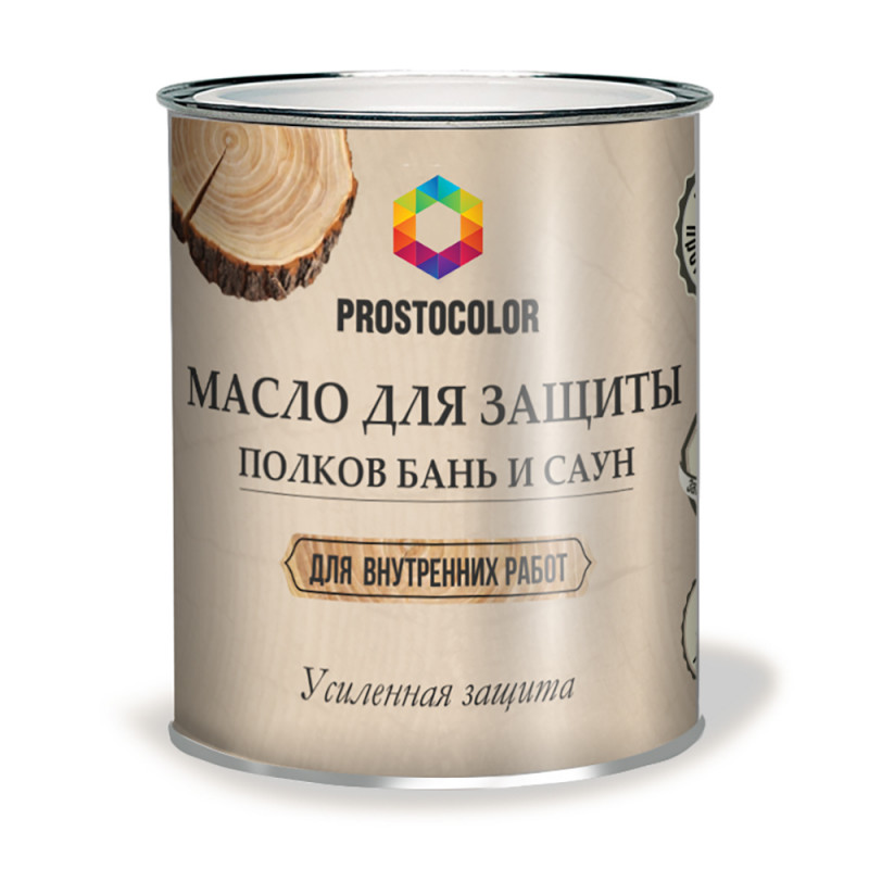 Масло для бань и саун Простоколор 0,75л светлое Масло для бань и саун Простоколор 0,75л светлое