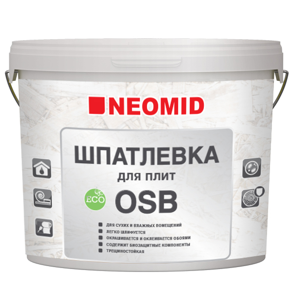 Шпатлевка готовая для плит OSB 7 кг Шпатлевка готовая для плит OSB 7 кг