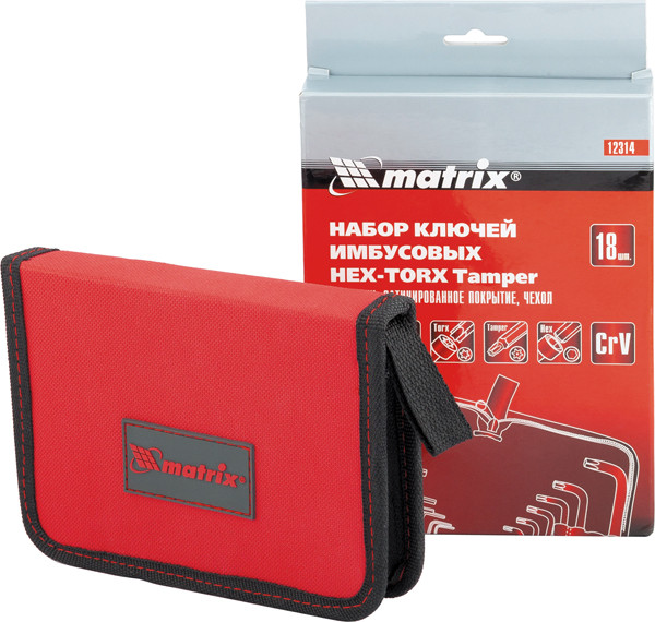 Набор ключей шестигранные HEX-TORX (18шт) Набор ключей шестигранные HEX-TORX (18шт)