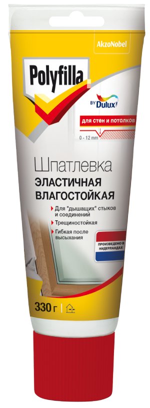 Шпатлевка готовая влагостойкая Polyfilla 330гр д/внутренних и наружних работ Шпатлевка готовая влагостойкая Polyfilla 330гр д/внутренних и наружних работ