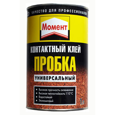 Клей "Момент Пробка" универ.1л. Клей "Момент Пробка" универ.1л.