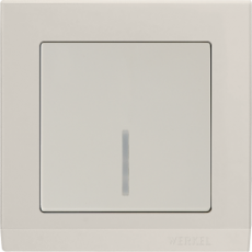 Выключатель WERKEL 1кл с подс.WL03-SW-1G-LI-ivory Snabb крем а030805 Выключатель WERKEL 1кл с подс.WL03-SW-1G-LI-ivory Snabb крем а030805