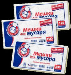 Мешки для мусора 120л (10шт) АВИКОМП Мешки для мусора 120л (10шт) АВИКОМП