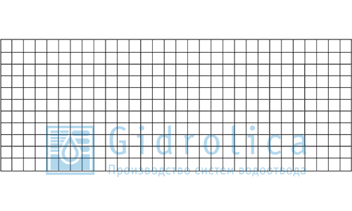 Решётка водоприёмная Gidrolica®Light РВ-30.37.100 стальная ячеистая оцинкованная Решётка водоприёмная Gidrolica®Light РВ-30.37.100 стальная ячеистая оцинкованная