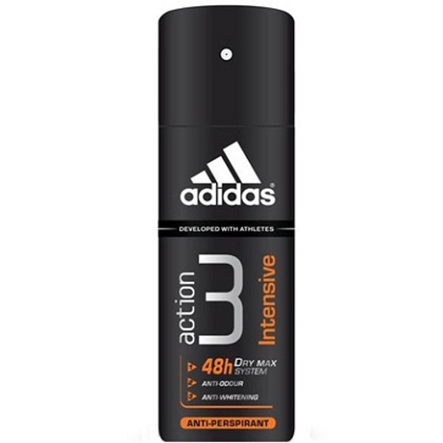 Дезодорант-спрей Adidas Action 3 Dry MAX интенсив 150мл Дезодорант-спрей Adidas Action 3 Dry MAX интенсив 150мл