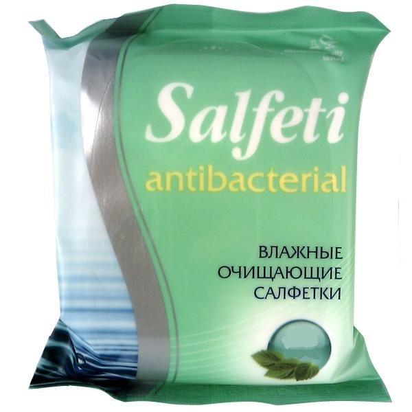 Влажные салфетки SALFETI антибакт.20шт Влажные салфетки SALFETI антибакт.20шт