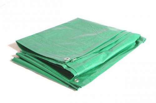 Тент Тарпаулин полиэтилен 120г/м2 6х8м зеленый/серый