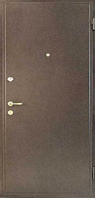Дверь металл. порошковый окрас 0,94х2,05 + дер. панель+МЕДЬ АНТИК орех, каштан (Йошкар-Ола)
