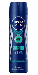 Дездорант-спрей NIVEA заряд утра муж.150 мл Дездорант-спрей NIVEA заряд утра муж.150 мл
