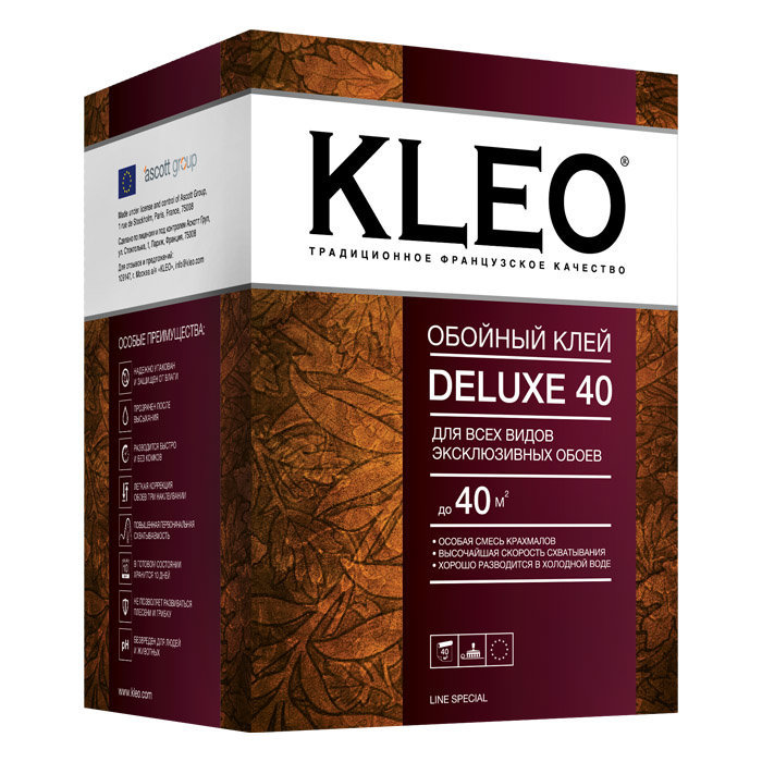 Клей для обоев KLEO DE LUXE 35-40 м.кв.