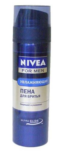 Пена для бритья NIVEA Увлажняющая 200мл Пена для бритья NIVEA Увлажняющая 200мл