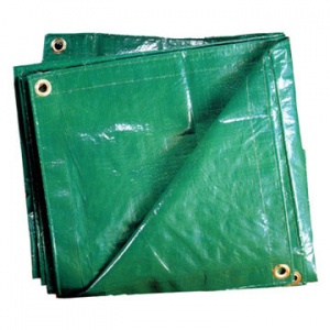 Тент Тарпаулин полиэтилен 70г/м2 6х10м зеленый