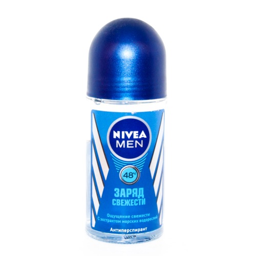 Дезодорант-ролик NIVEA муж Заряд свеж. (115р.) Дезодорант-ролик NIVEA муж Заряд свеж. (115р.)