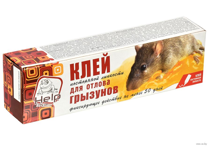 Клей постоянной липкости для крыс и мышей 135 г Help 80281