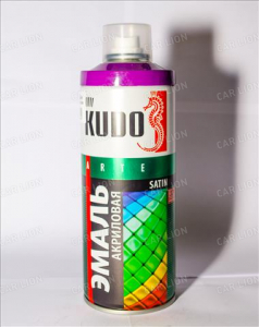 Краска аэрозоль KUDO 520мл сатин сигнально-фиолетовая RAL4008