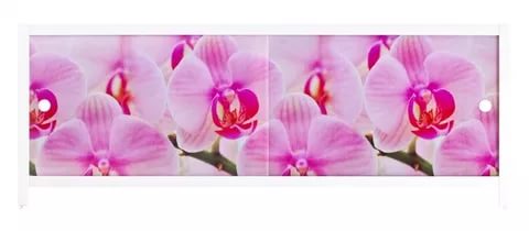 Экран п/ванну "Ультра легкий" АРТ 1,68м Дикая орхидея