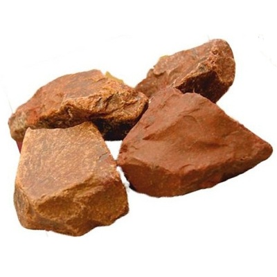 Камни для бани ЯШМА сургучная колотый 10кг