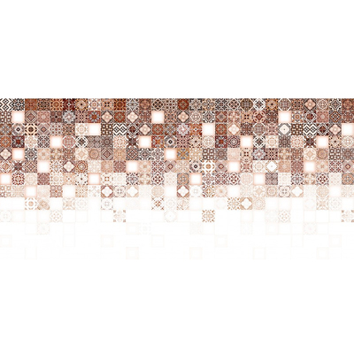 Настенная плитка Hammam  рельеф бежевый (HAG011D) 20x44