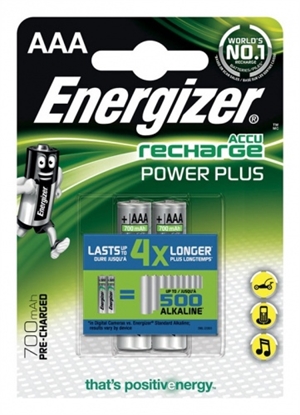 Батарейка аккумулятор*12 ENR Rech Power Plus AAA 700 mAh 2шт/бл