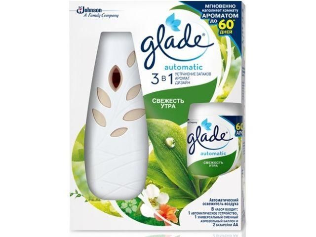 Осв.воздуха"GLADE"свежесть утра 269мл Осв.воздуха"GLADE"свежесть утра 269мл