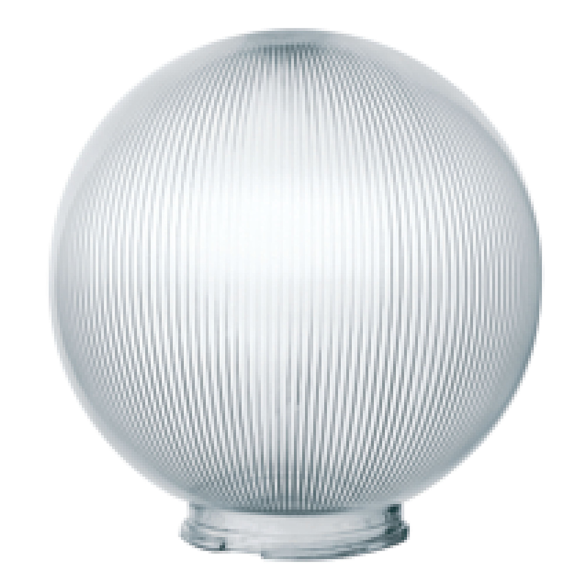 Рассеиватель шар для садово-парковых светил-в UPF-R300A прозр-ый призмат-ий