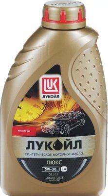 Масло моторное ЛУКОЙЛ люкс 5w30 Синтетика (1 л) SL/CF