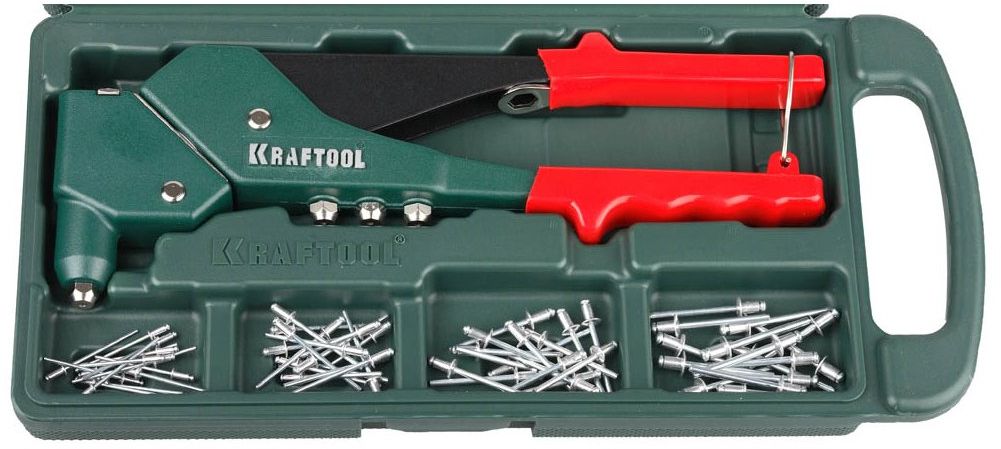 Заклепочник KRAFTOOL "RX-7"(набор заклепок) Заклепочник KRAFTOOL "RX-7"(набор заклепок)